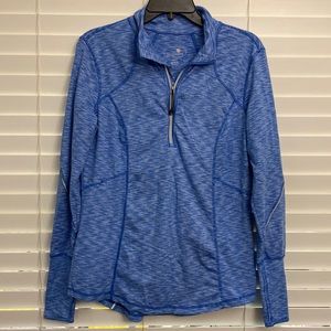 Tangerine long sleeve 1/4 zip shirt size medium